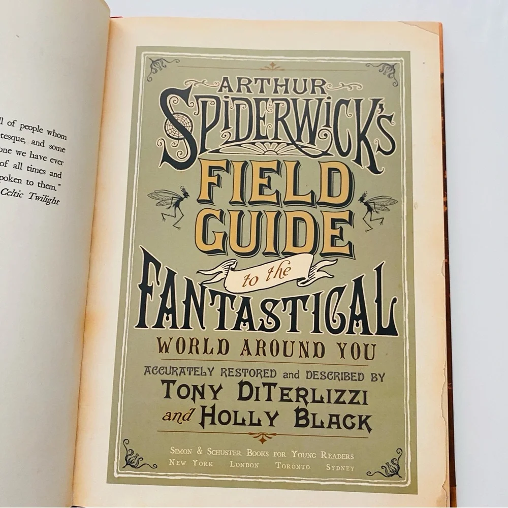 Arthur Spiderwick's Field Guide Book to the Fantastical World Around You